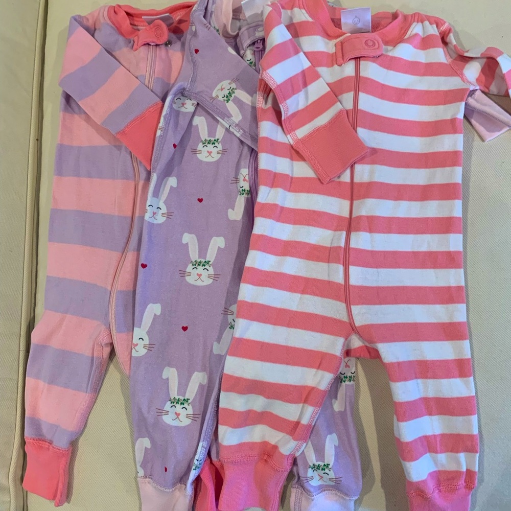 Hanna Andersson printed jammies size 60(6-9mos)